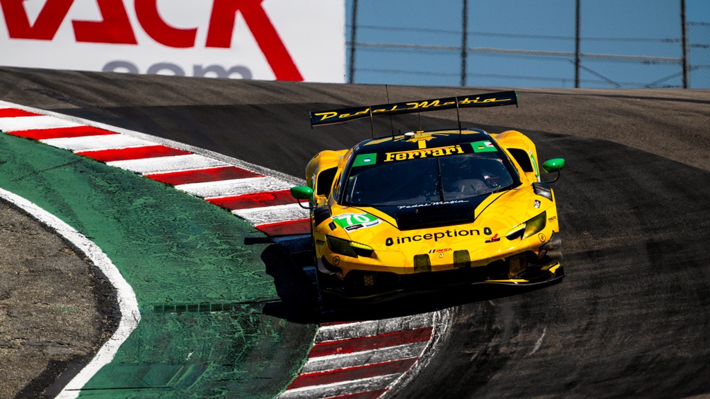 Trods god fart: Frederik Schandorff udgik på Laguna Seca
(Foto: Inception Racing)